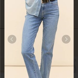 AYR Women's Straight Leg Jeans “The Legend” in Hypnotize - Blue